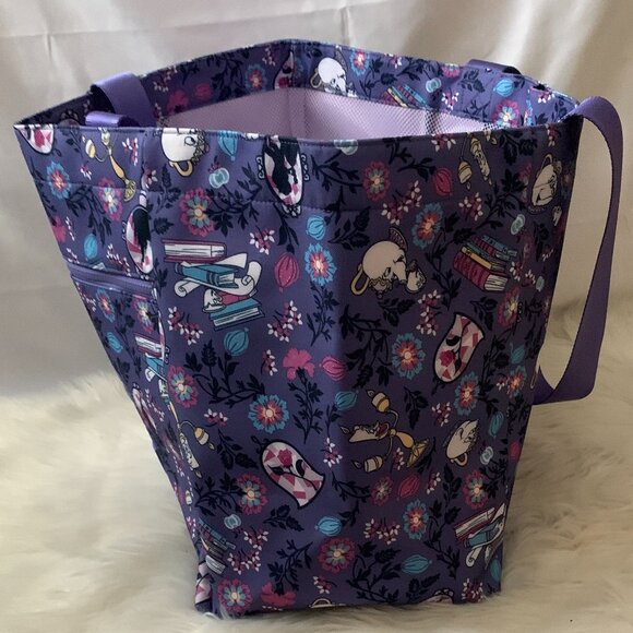VERA BRADLEY X DISNEY Belle's Friends Large Drawstring Family Tote Bag - Picture 3 of 10